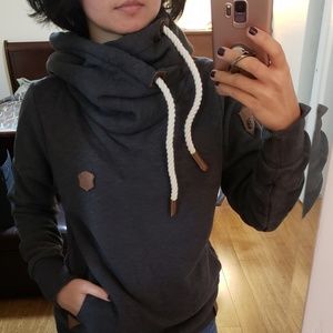 Naketano Darth Dirty Grey Goose Hoodie. M Naketano Darth Dirty Grey Goose Hoodie. M